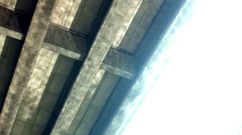 Under the bridge Stock Footage 40099890