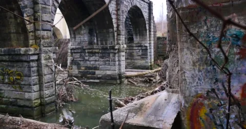 Under the Bridge Video stock 58300664