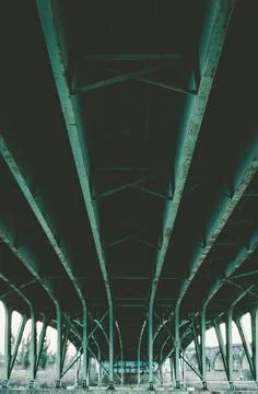 Under Bridge Infrastructure Stockfoto's