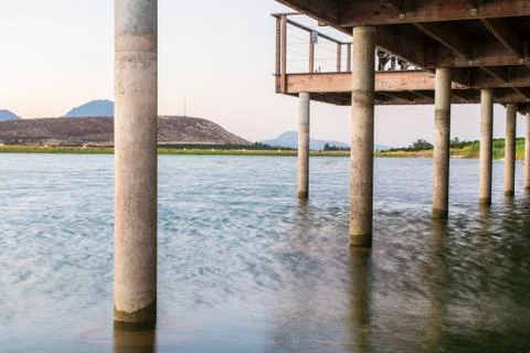 Under the bridge Stock Photos
