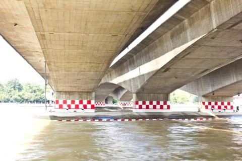 Under bridge Stock Photos