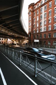 Under the bridge. Stock Photos