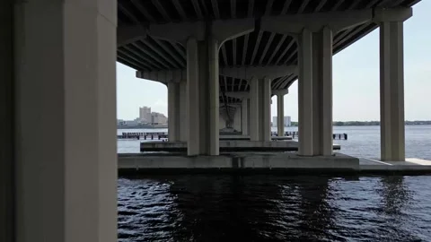 Under the bridge suports 库存影片 243278094