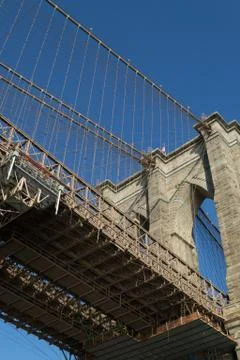 Under the Brooklyn bridge Stock Photos