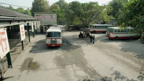 Under the bus station Stock Footage 235265123