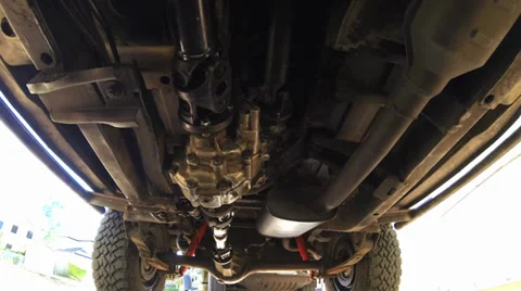 Under carriage of a vehicle Stock Footage 28836688