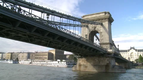 Under The Chain Bridge Stock Footage 45995463