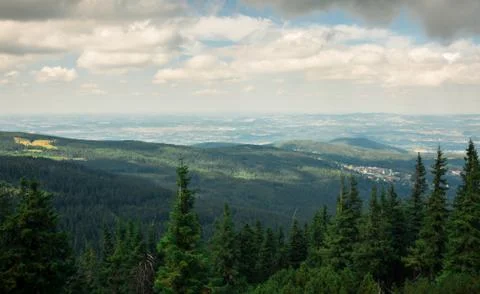 Under the clouds Stock Photos