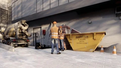 Under Construction #1 Video stock 241117989