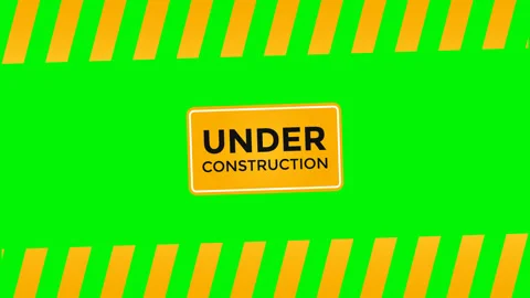 Under Construction 1 (Green Screen) Video stock 271742600