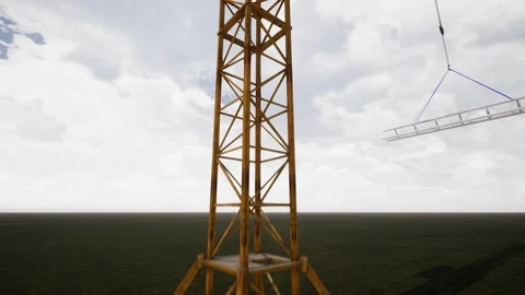 Under construction 3d animation Video stock 103162419