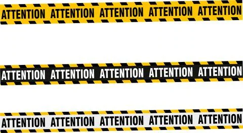 Under construction attention Stock Illustration