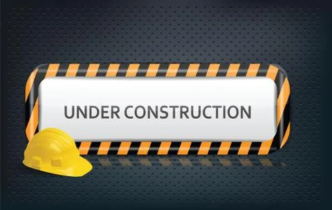 Under construction background Stock Illustration