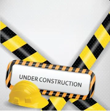 Under construction background Stock Illustration