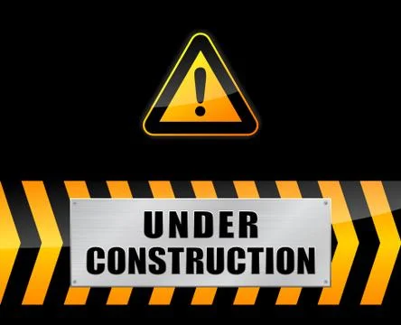 Under construction background Stock Illustration