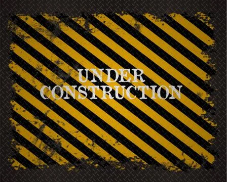UNDER CONSTRUCTION BACKGROUND Stock Illustration