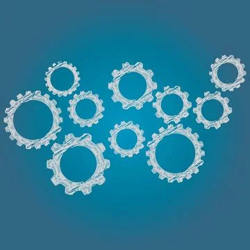 Under construction background Illustrazione stock