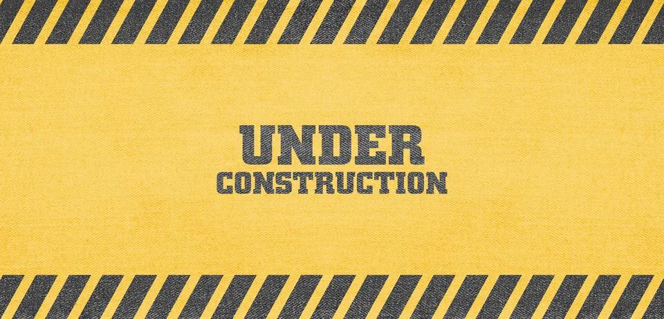 Under construction background. Foto stock