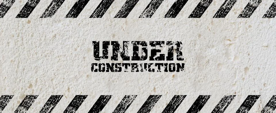 Under construction background. Stockfoto's