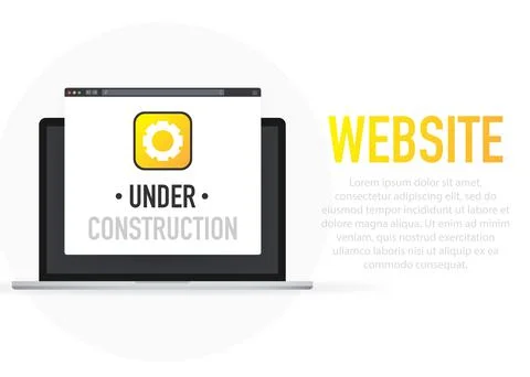 Under construction background vector illustration Stockillustratie