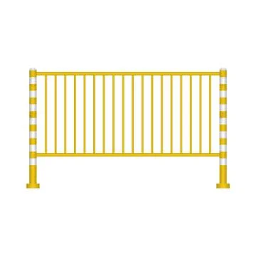 Under construction barrier set vector illustration Stock Illustration