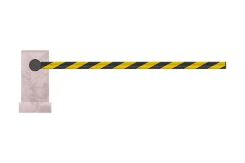 Under construction barrier vector illustration Stock Illustration