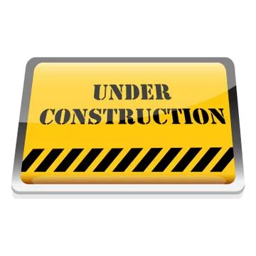 Under construction board Stock Illustration