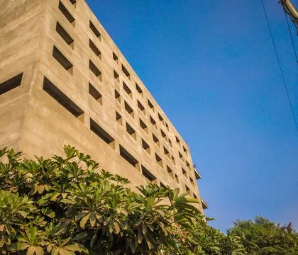 Under construction building bottom to top 스톡 사진
