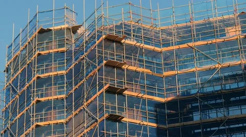 Under construction building Video stock 51222319