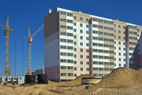 Under construction building. Stock Photos