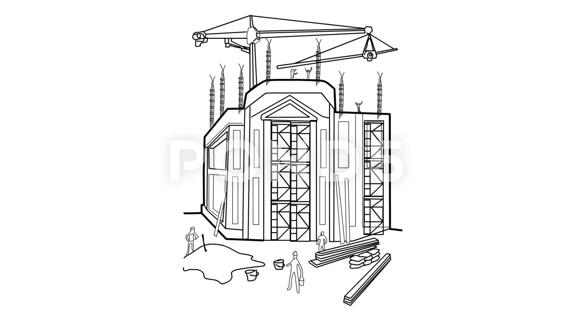 7427128 Building Construction Images Stock Photos  Vectors   Shutterstock  Architecture sketch Architecture drawing Building drawing