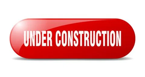 Under construction button. under construction sign. key. push button. 스톡 일러스트