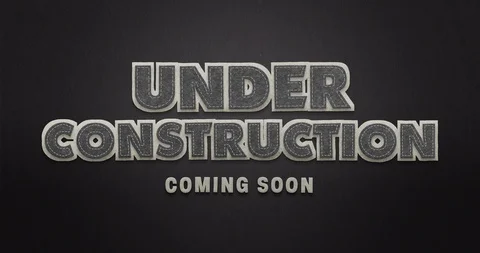 Under construction. Coming soon. Stop motion animation with paper look Stock Footage 90439218