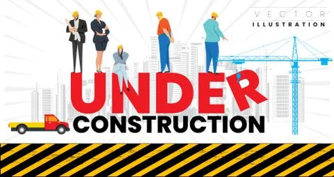 Under Construction Concept. イラスト素材