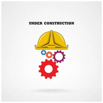 Under construction conceptual background.design for banners ,poster,flyer ,co Stock Illustration