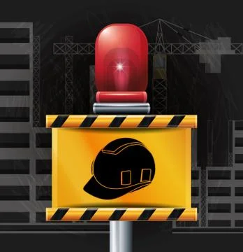 Under construction design Stock Illustration