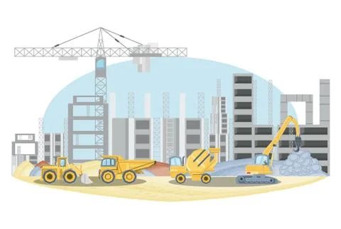 Under construction design Stock Illustration