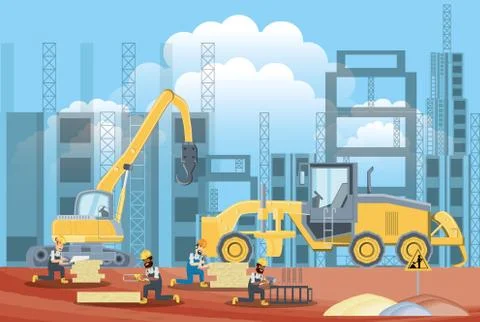 Under construction design Stock Illustration