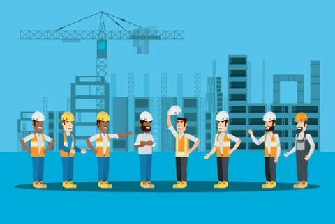 Under construction design Stock Illustration