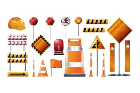 Under construction design Stock Illustration