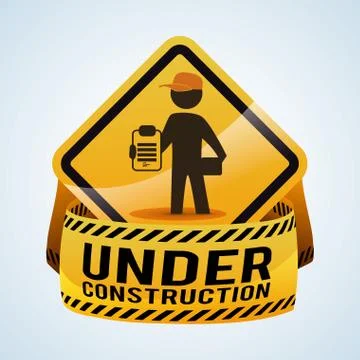 Under construction design. tool icon. isolated illustration Illustrazione stock