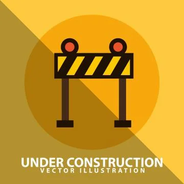 Under construction design, vector illustration eps10 graphic Stock Illustration