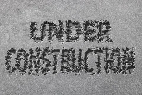 Under construction design, website development concept Under construction Stock Illustration