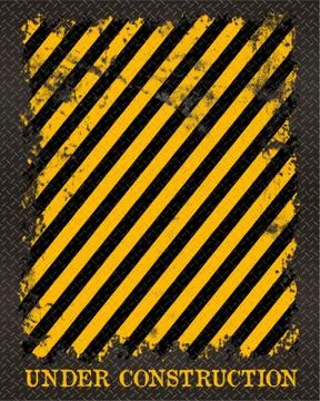 UNDER CONSTRUCTION DIRTY BACKGROUND Stock Illustration