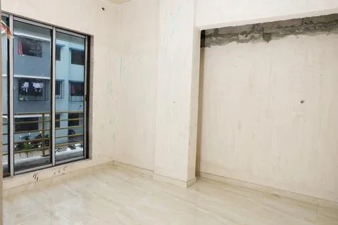 A under construction flat in a under construction building Stock Photos