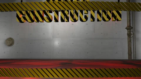 Under Construction Stock Footage 40712476