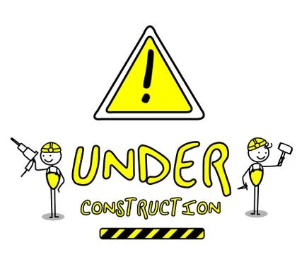Under Construction Stock Illustration