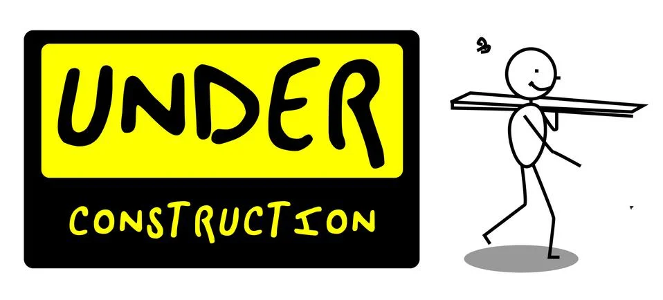 Under Construction Stock Illustration