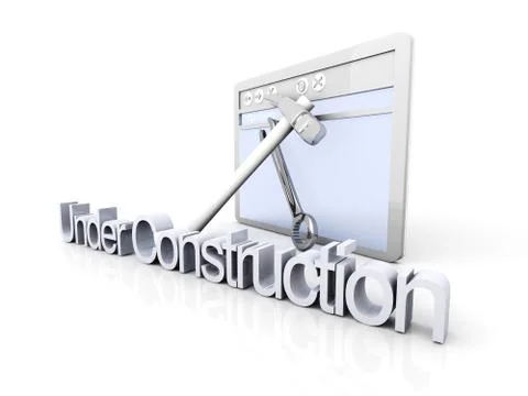 Under construction. Illustrazione stock