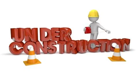 Under construction Illustrazione stock